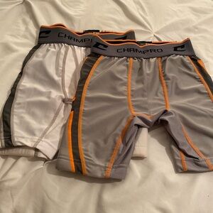 Champro cup underwear size youth medium set 2 for baseball or lacrosse.